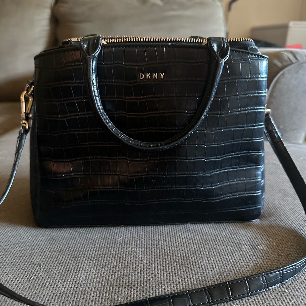 Black DKNY satchel